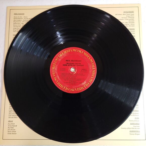Neil Diamond - I'm Glad You're Here With Me Tonight - Columbia LP 12" 33 RPM '77 - Picture 6 of 6